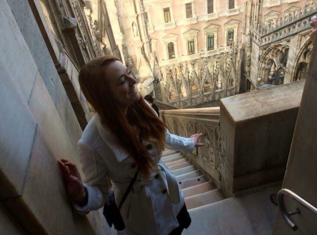 Climbing the Milan Cathedral